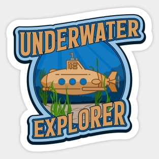 Underwater Explorer Sticker